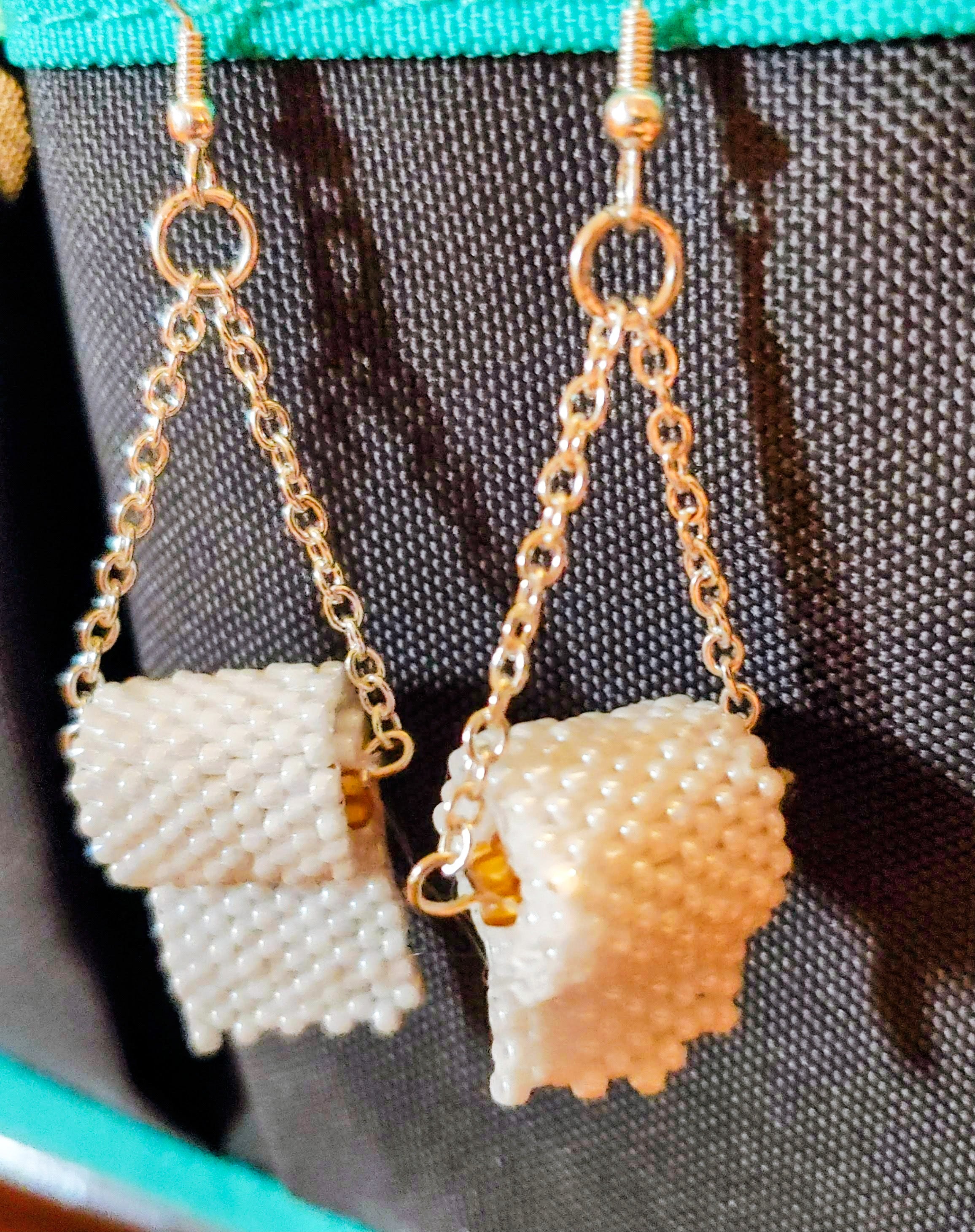 toilet paper earrings x