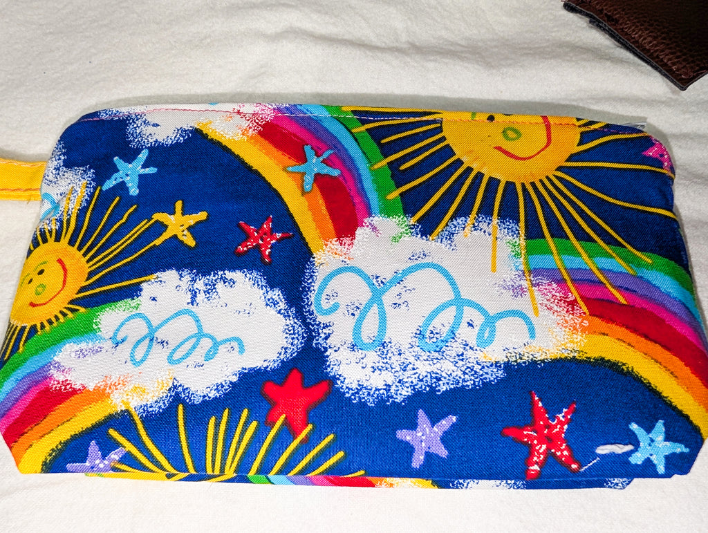 Rainbow Make-up Bag 4x8
