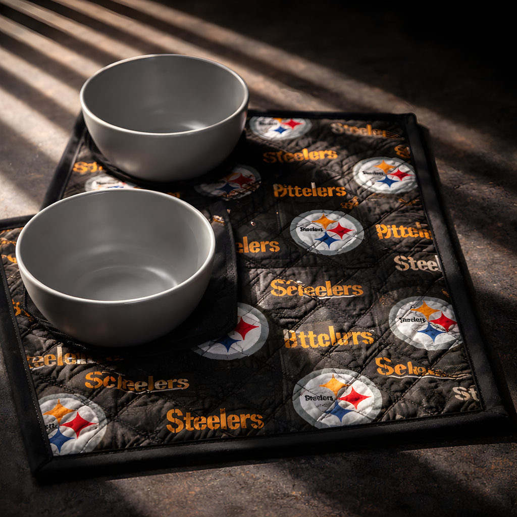 NFL Steeler's Placemats and bowl Cozies